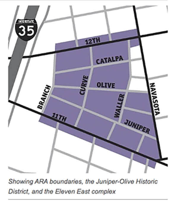 ARA History: 1995-1999 Austin Revitalization Authority Boundaries